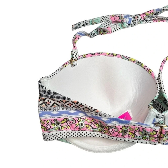 Victorias Secret | Halter Bikini Top Padded Removable Straps EUC - Picture 7 of 9